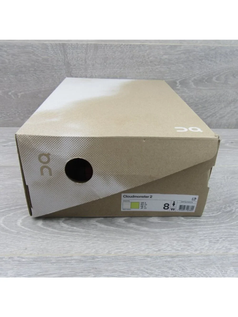 ON Cloudmonster 2 Running Shoes Womens Size 8 Ivory Lime NEW - Picture 14 of 15